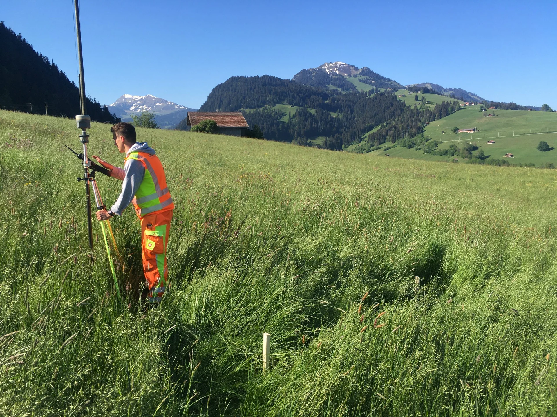 GNSS Vermessung in den Voralpen