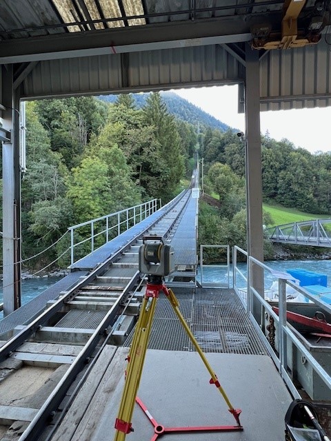 Spezialvermessung entlang einer Standseilbahn