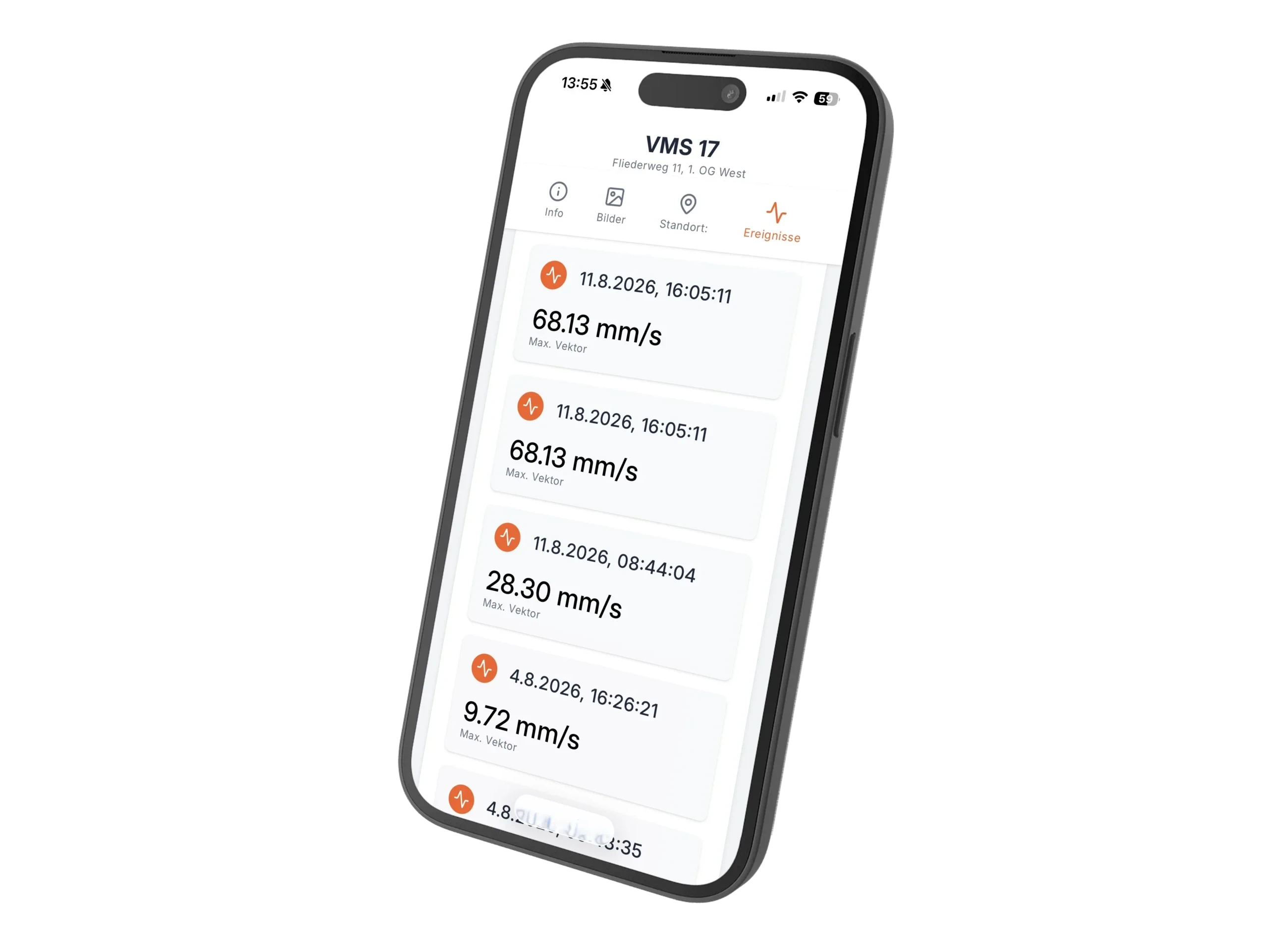 VMS-Plattform auf dem Smartphone