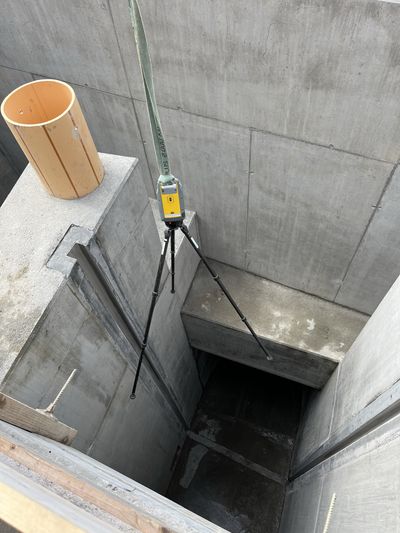 Spezialvermessung an schwer zugänglichen Orten mittels Laserscanner